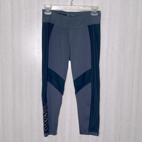 SECOND SKIN Compression Crop Leggings Gravel Size Small - Picture 7 of 8